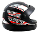 Capacete Interlagos Gow Preto/cinza Desenho INTERLAGOS