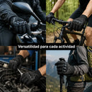 Luvas Para Motocicleta De Dedos Completos Touch Screen Com Proteção