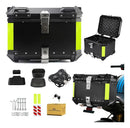 Baú Para Moto Soarfly 45L em ABS, Com Suporte e Encosto, Preto
