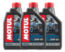 Kit Oleo Motor 3000+ 4t 20w50 Mineral Com 3 Litros Motul