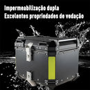 Baú Para Moto Soarfly 45L em ABS, Com Suporte e Encosto, Preto