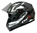 Capacete para moto Fw3 gtx fox com viseira solar