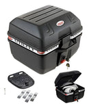 Baú De Moto Glider 28 Litros Utility Bauleto Moto Cor Preto