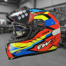 Capacete para moto Fw3 gtx fox com viseira solar
